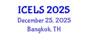 International Conference on Education and Learning Sciences (ICELS) December 25, 2025 - Bangkok, Thailand
