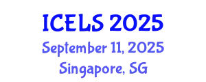 International Conference on Education and Learning Sciences (ICELS) September 11, 2025 - Singapore, Singapore