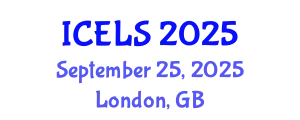 International Conference on Education and Learning Sciences (ICELS) September 25, 2025 - London, United Kingdom