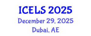 International Conference on Education and Learning Sciences (ICELS) December 29, 2025 - Dubai, United Arab Emirates