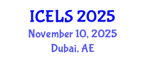 International Conference on Education and Learning Sciences (ICELS) November 10, 2025 - Dubai, United Arab Emirates