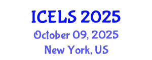 International Conference on Education and Learning Sciences (ICELS) October 09, 2025 - New York, United States