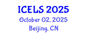 International Conference on Education and Learning Sciences (ICELS) October 02, 2025 - Beijing, China