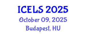 International Conference on Education and Learning Sciences (ICELS) October 09, 2025 - Budapest, Hungary