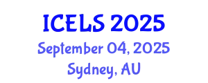 International Conference on Education and Learning Sciences (ICELS) September 04, 2025 - Sydney, Australia