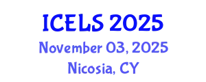 International Conference on Education and Learning Sciences (ICELS) November 03, 2025 - Nicosia, Cyprus