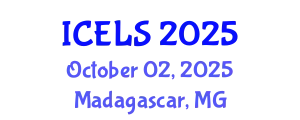 International Conference on Education and Learning Sciences (ICELS) October 02, 2025 - Madagascar, Madagascar
