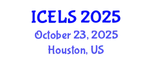 International Conference on Education and Learning Sciences (ICELS) October 23, 2025 - Houston, United States