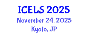 International Conference on Education and Learning Sciences (ICELS) November 24, 2025 - Kyoto, Japan
