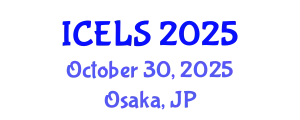 International Conference on Education and Learning Sciences (ICELS) October 30, 2025 - Osaka, Japan