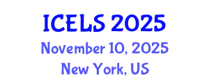 International Conference on Education and Learning Sciences (ICELS) November 10, 2025 - New York, United States