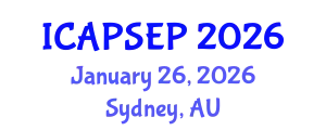 International Conference on Advanced Pedagogical Sciences and Educational Policies (ICAPSEP) January 26, 2026 - Sydney, Australia