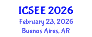 International Conference on Seismology and Earthquake Engineering (ICSEE) February 23, 2026 - Buenos Aires, Argentina