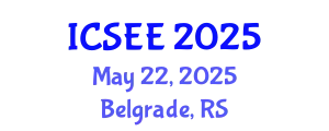 International Conference on Seismology and Earthquake Engineering (ICSEE) May 22, 2025 - Belgrade, Serbia