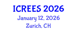 International Conference on Renewable Energy and Energy Systems (ICREES) January 12, 2026 - Zurich, Switzerland