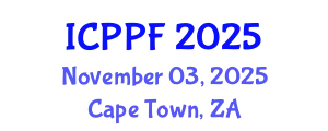 International Conference on Plant Protection and Fertilisers (ICPPF) November 03, 2025 - Cape Town, South Africa