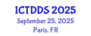 International Conference on Targeted Drug Delivery System (ICTDDS) September 25, 2025 - Paris, France
