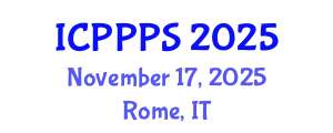 International Conference on Plant Physiology and Plant Science (ICPPPS) November 17, 2025 - Rome, Italy