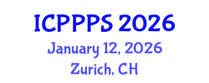 International Conference on Plant Physiology and Plant Science (ICPPPS) January 12, 2026 - Zurich, Switzerland