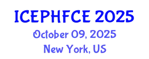 International Conference on Engineering Psychology, Human Factors and Cognitive Ergonomics (ICEPHFCE) October 09, 2025 - New York, United States