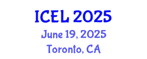 International Conference on Education and Learning (ICEL) June 19, 2025 - Toronto, Canada