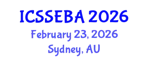 International Conference on Social Sciences, Economics, and Business Administration (ICSSEBA) February 23, 2026 - Sydney, Australia