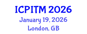 International Conference on Pedagogic Innovations and Teaching Models (ICPITM) January 19, 2026 - London, United Kingdom