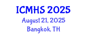 International Conference on Medicine and Health Sciences (ICMHS) August 21, 2025 - Bangkok, Thailand