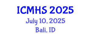 International Conference on Medicine and Health Sciences (ICMHS) July 10, 2025 - Bali, Indonesia