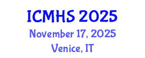 International Conference on Medicine and Health Sciences (ICMHS) November 17, 2025 - Venice, Italy