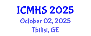 International Conference on Medicine and Health Sciences (ICMHS) October 02, 2025 - Tbilisi, Georgia