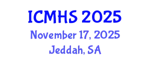 International Conference on Medicine and Health Sciences (ICMHS) November 17, 2025 - Jeddah, Saudi Arabia