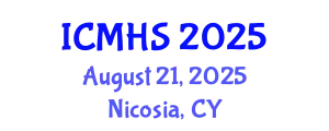 International Conference on Medicine and Health Sciences (ICMHS) August 21, 2025 - Nicosia, Cyprus
