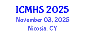 International Conference on Medicine and Health Sciences (ICMHS) November 03, 2025 - Nicosia, Cyprus