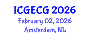 International Conference on Geotechnical Engineering and Computational Geophysics (ICGECG) February 02, 2026 - Amsterdam, Netherlands