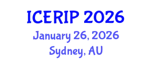 International Conference on Education, Research, and Innovation Policy (ICERIP) January 26, 2026 - Sydney, Australia