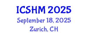 International Conference on Sexual Health and Medicine (ICSHM) September 18, 2025 - Zurich, Switzerland
