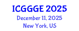 International Conference on Geoenvironmental, Geomechanics and Geotechnical Engineering (ICGGGE) December 11, 2025 - New York, United States