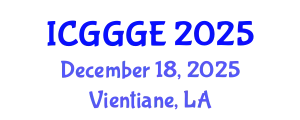 International Conference on Geoenvironmental, Geomechanics and Geotechnical Engineering (ICGGGE) December 18, 2025 - Vientiane, Laos
