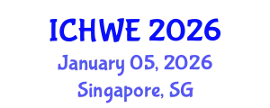 International Conference on Hydraulics in Water Engineering (ICHWE) January 05, 2026 - Singapore, Singapore