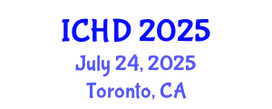 International Conference on Human Development (ICHD) July 24, 2025 - Toronto, Canada