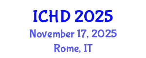 International Conference on Human Development (ICHD) November 17, 2025 - Rome, Italy