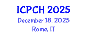 International Conference on Paediatrics and Child Health (ICPCH) December 18, 2025 - Rome, Italy