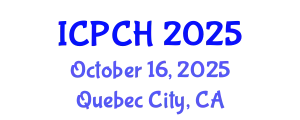 International Conference on Paediatrics and Child Health (ICPCH) October 16, 2025 - Quebec City, Canada