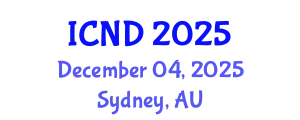 International Conference on Neurodevelopmental Disorders (ICND) December 04, 2025 - Sydney, Australia