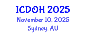 International Conference on Dentistry and Oral Health (ICDOH) November 10, 2025 - Sydney, Australia