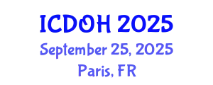 International Conference on Dentistry and Oral Health (ICDOH) September 25, 2025 - Paris, France
