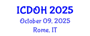 International Conference on Dentistry and Oral Health (ICDOH) October 09, 2025 - Rome, Italy