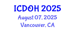 International Conference on Dentistry and Oral Health (ICDOH) August 07, 2025 - Vancouver, Canada