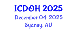 International Conference on Dentistry and Oral Health (ICDOH) December 04, 2025 - Sydney, Australia